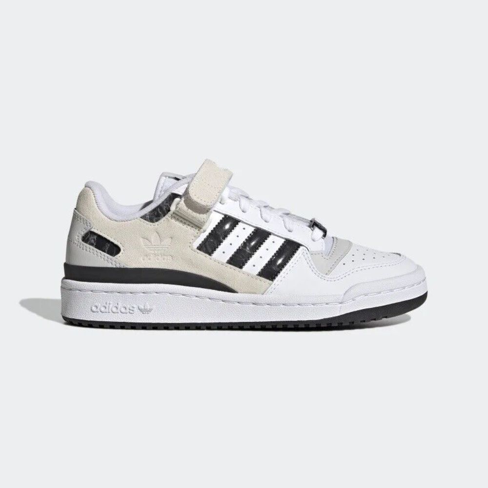 WOMEN'S Adidas Originals Forum Low White Black GY9463 Size 9
